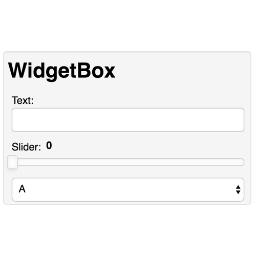 WidgetBox
